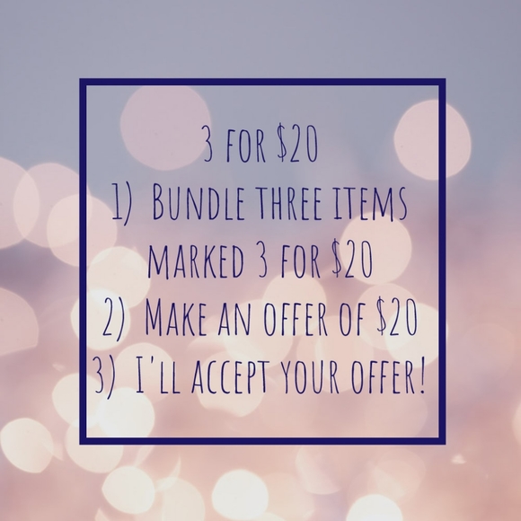 3 for $20 - Picture 1 of 1